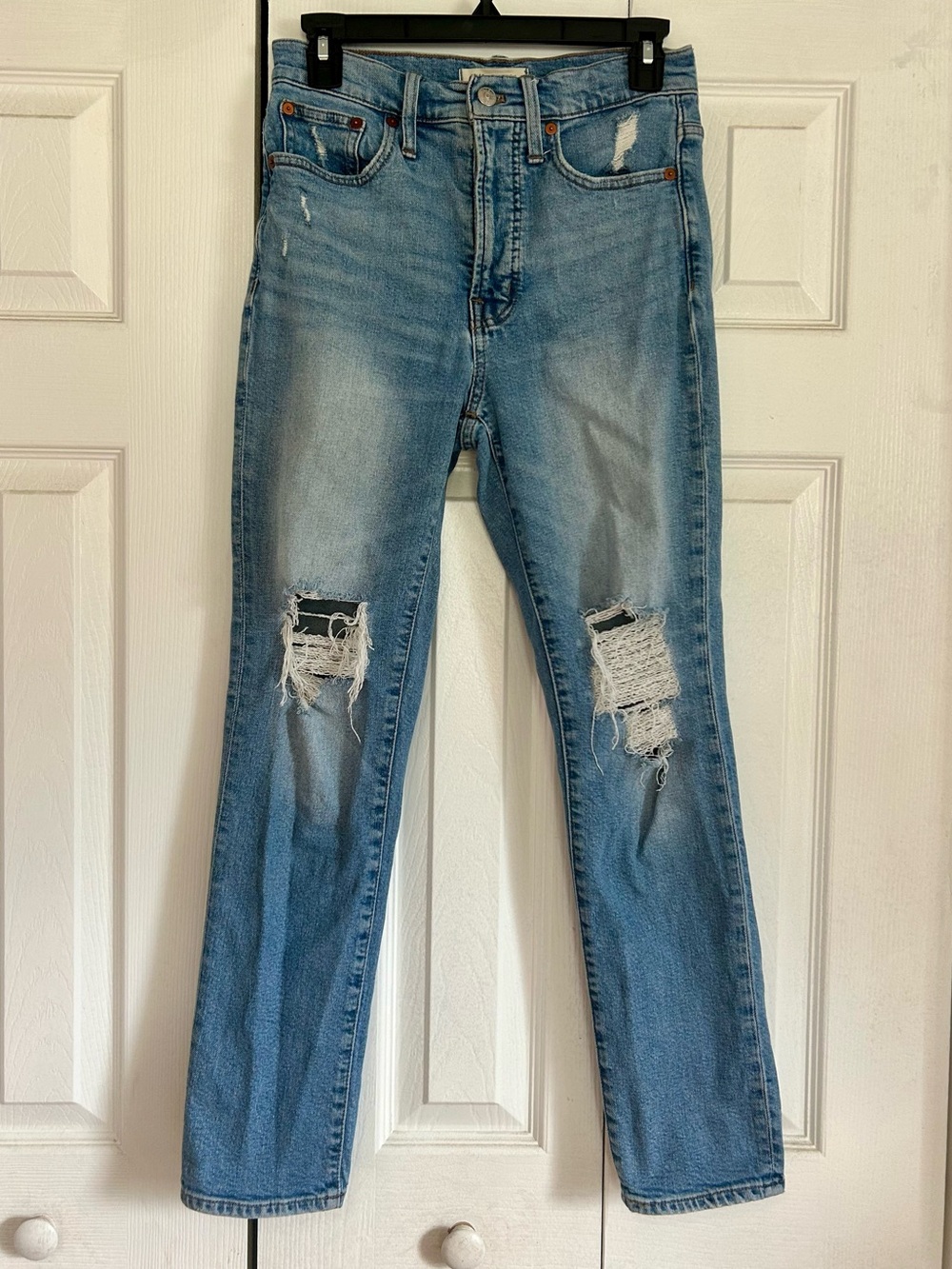 Madewell The Perfect Vintage Jean Light Wash Distressed
